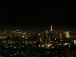 サンシャイン60の夜景（東京タワー方面）